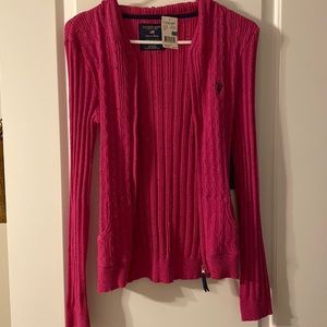 ❤️🔥❤️🔥 NWT US Polo zip up hooded sweat shirt